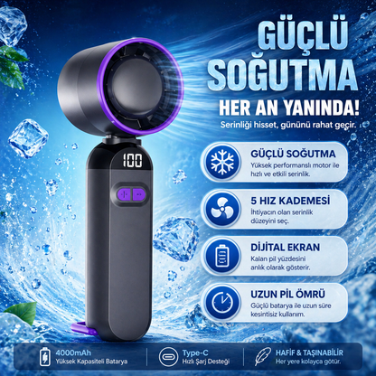 YUBERRA™ Cep Tipi Soğutucu Fan
